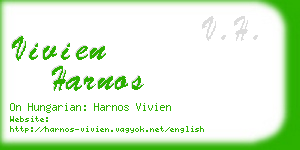 vivien harnos business card